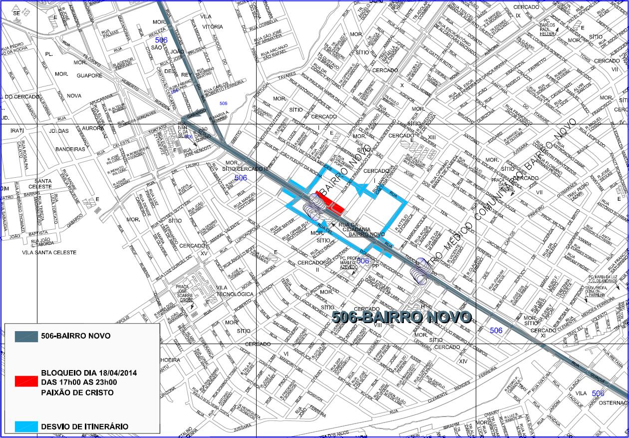 506 - Bairro Novo - desvio de itinerário