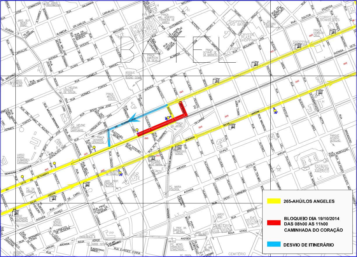 265 - Ahú/Los Angeles - desvio de itinerário