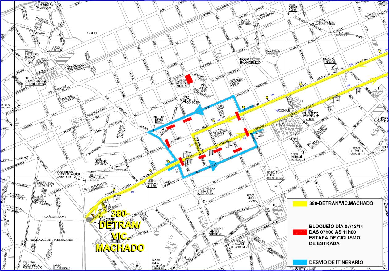 380 - Detran/V.Machado - desvio de itinerário 