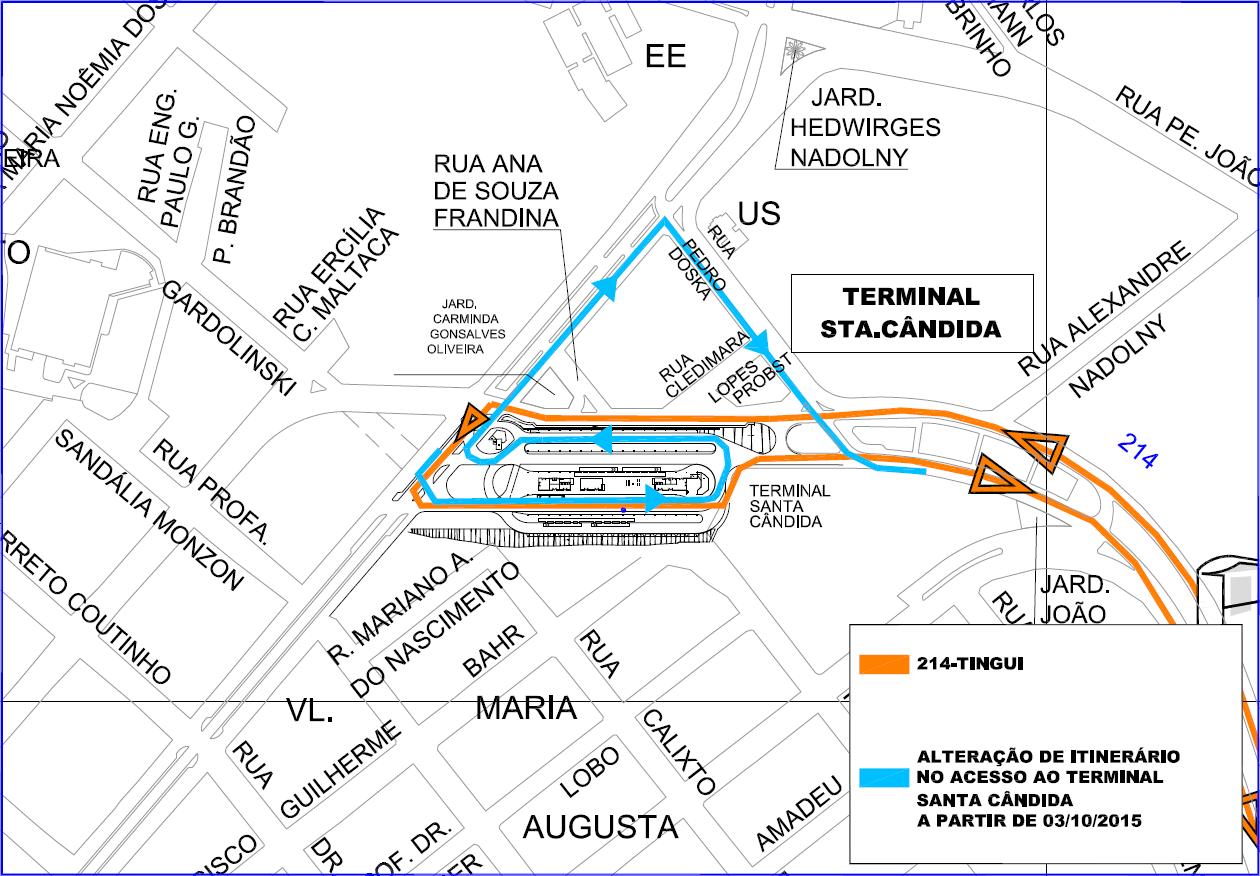 214 - Tingui - Alteração de itinerário 