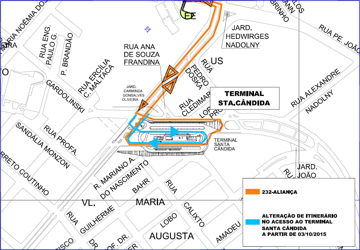 232 - Aliança - alteração de itinerário