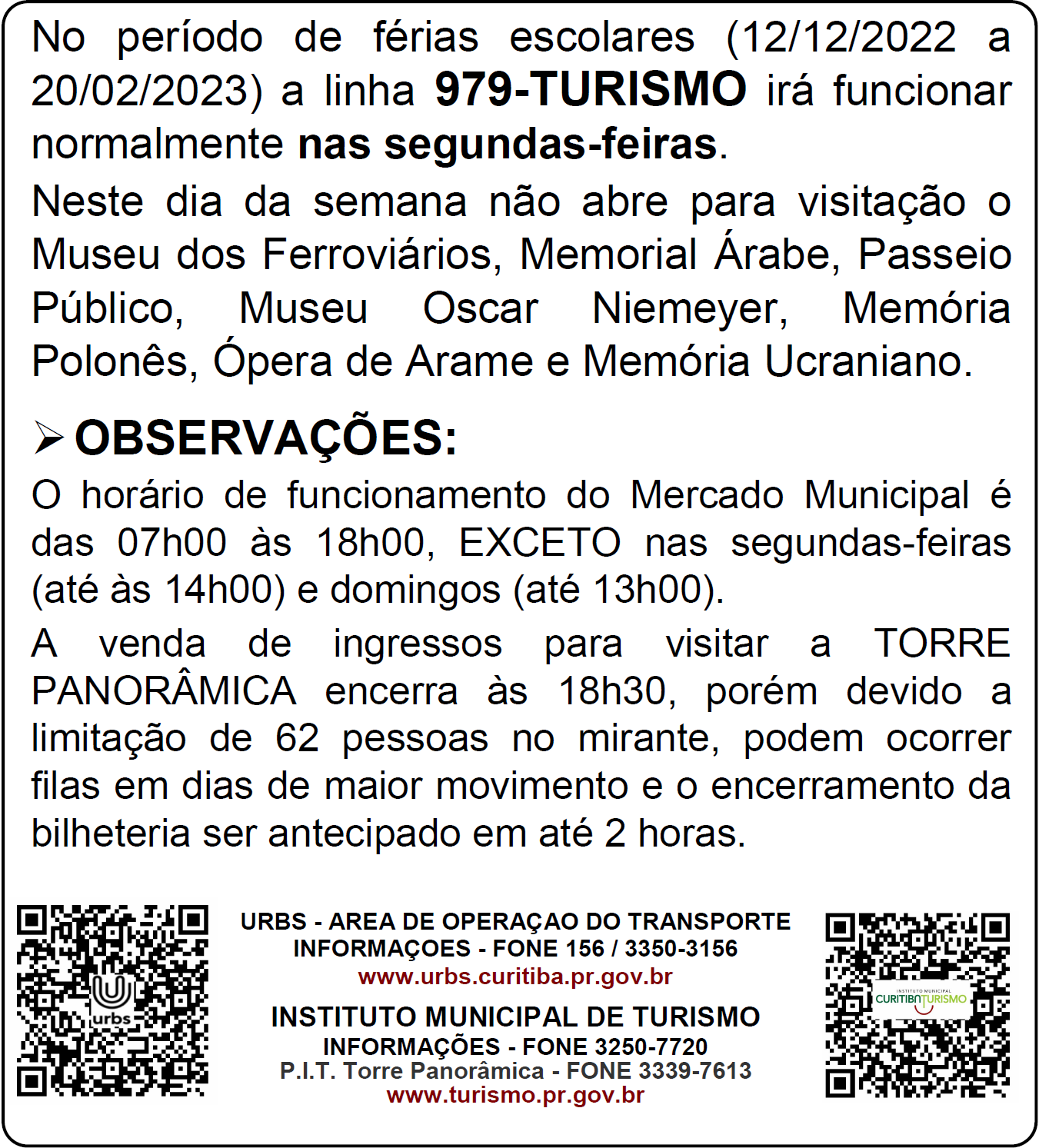 Linha 979-TURISMO - Férias escolares 2022/2023