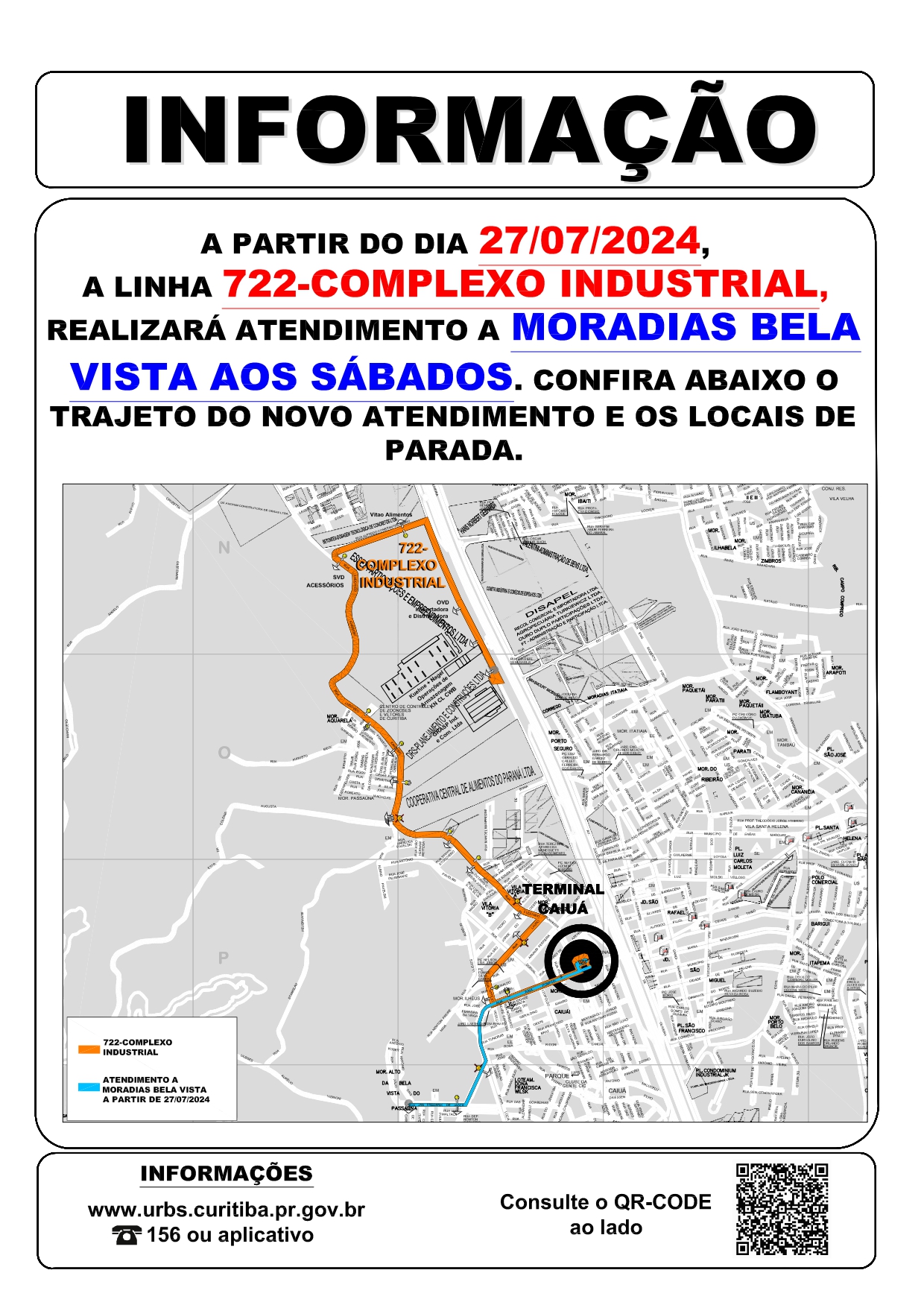 Mudanças no atendimento ao Fórum e Moradias Bela Vista aos sábados