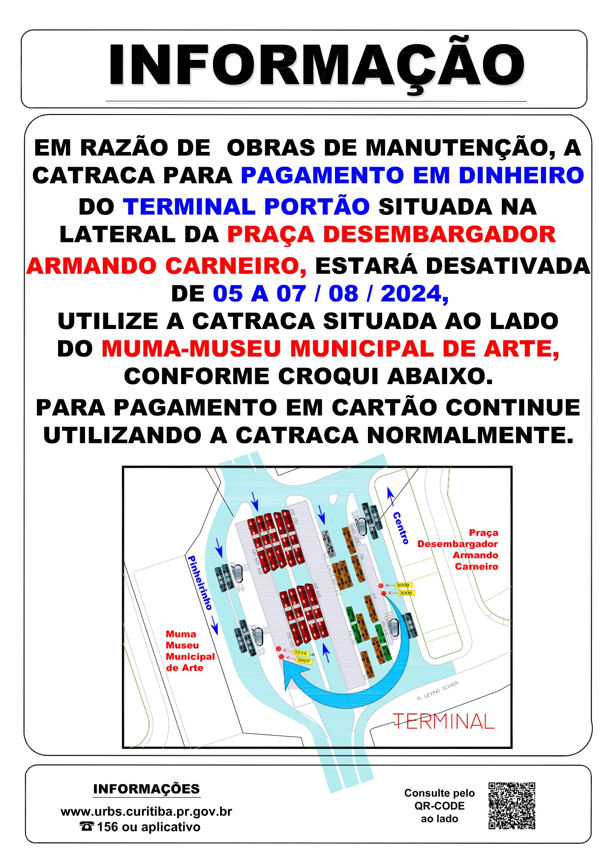 Guarita em manutenção - Terminal Portão