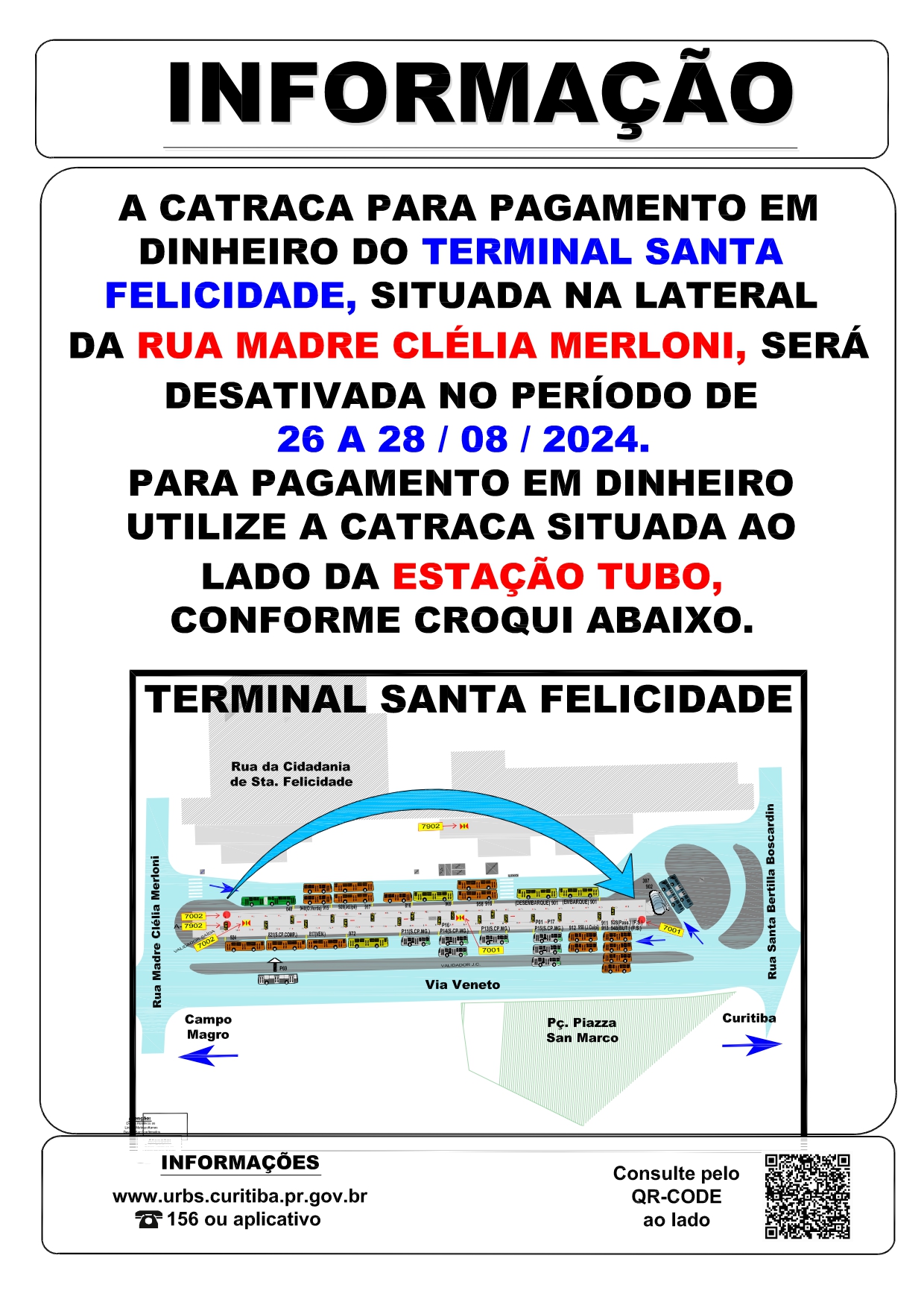 Guarita de cobrança desativada - Terminal Santa Felicidade