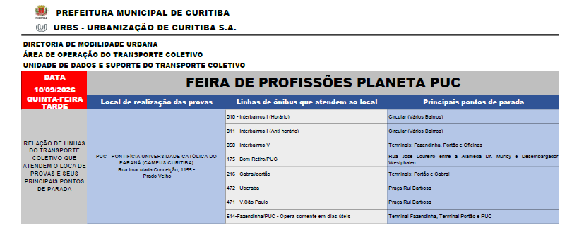 Feira das Profissões Planeta PUC - 10.09